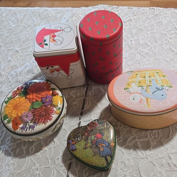 Vintage Trinket Boxs  Old - Picture 1 of 17